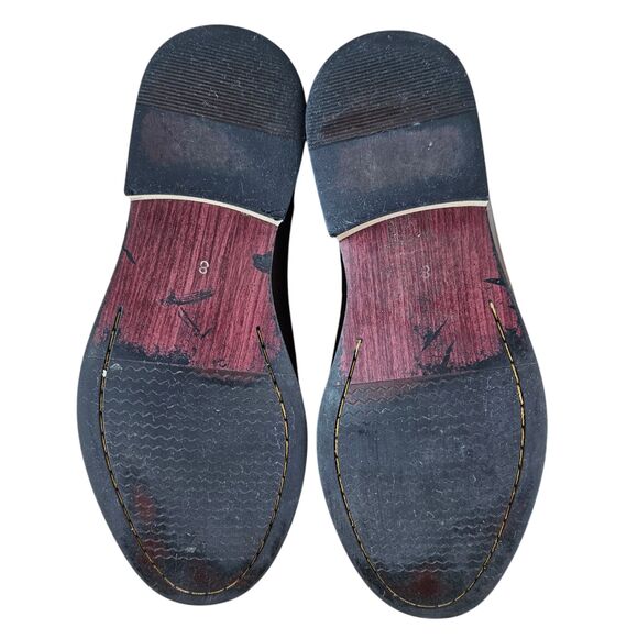 Zriang Mens Brown Leather Round Toe Lace-Up Ankle Chukka Boots Size 8 - Picture 8 of 9